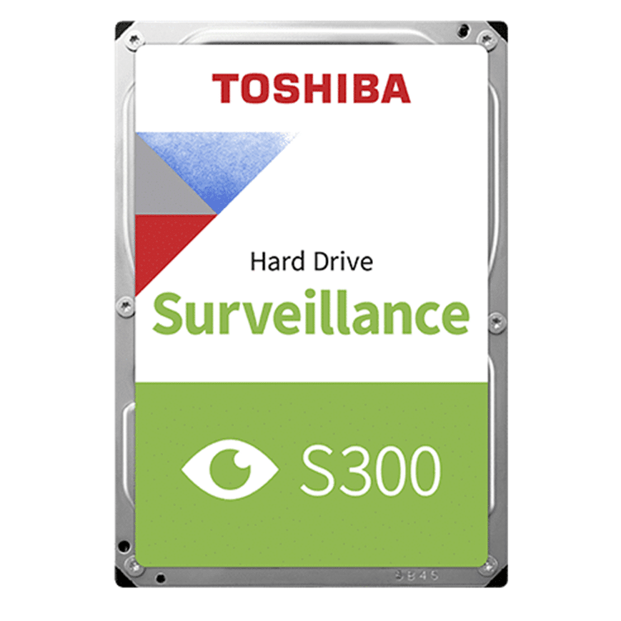 TOSHIBA Disque dur interne S300 1 TO 3.5 SATA 5400RPM (surveillance)