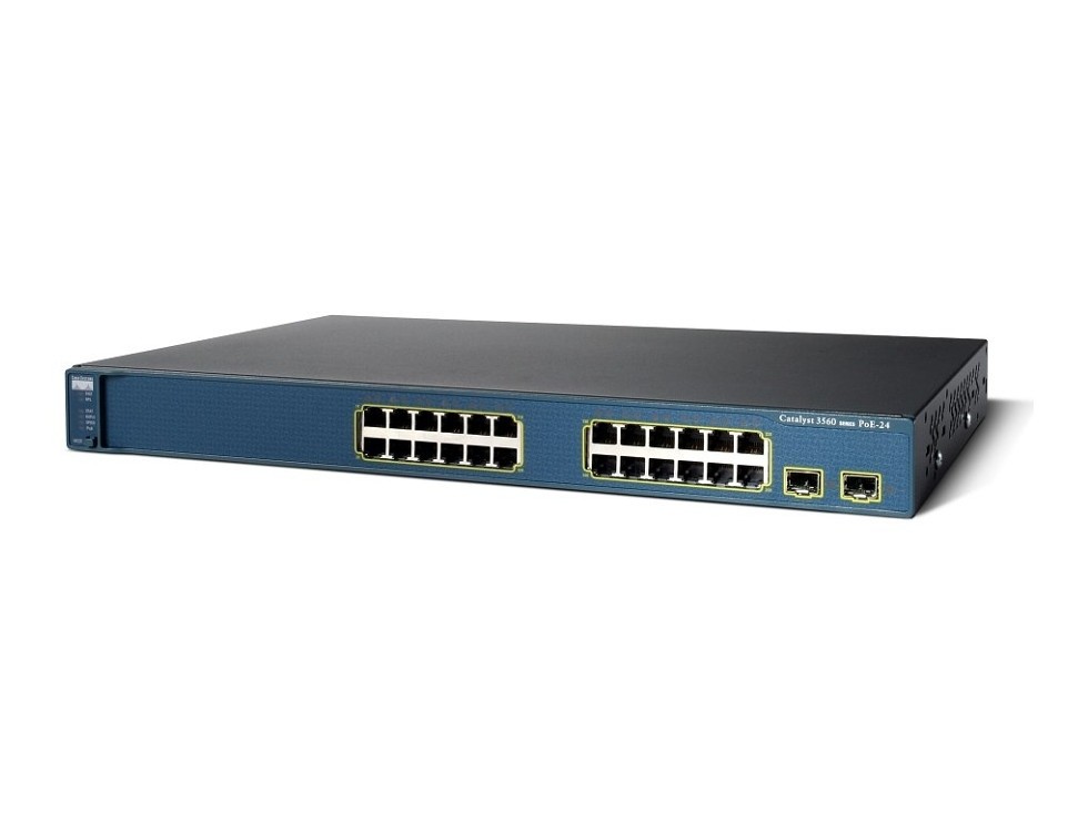 CISCO Catalyst 3560 24 10/100 PoE + 2 SFP