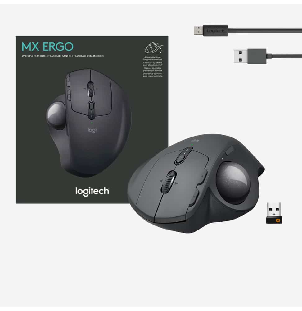 LOGITECH SOURIS Ergo S Advanced Wireless Trackball