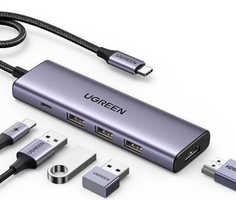 UGREEN Station d'accueil USB-C 5 en 1
